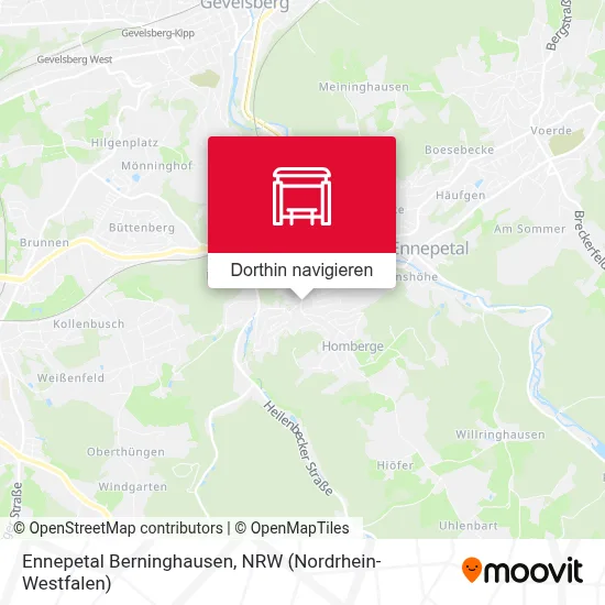 Ennepetal Berninghausen Karte