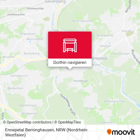 Ennepetal Berninghausen Karte