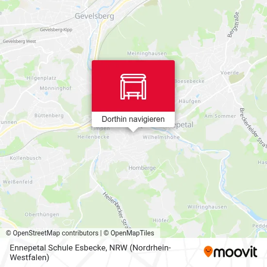 Ennepetal Schule Esbecke Karte