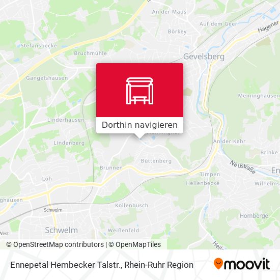 Ennepetal Hembecker Talstr. Karte