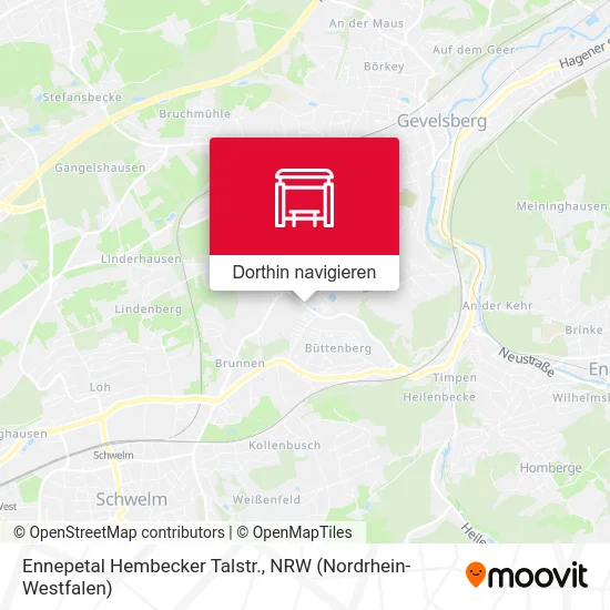 Ennepetal Hembecker Talstr. Karte