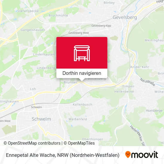 Ennepetal Alte Wache Karte