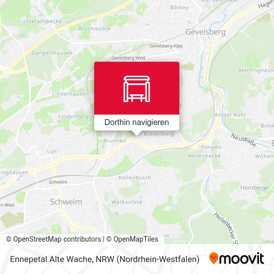 Ennepetal Alte Wache Karte