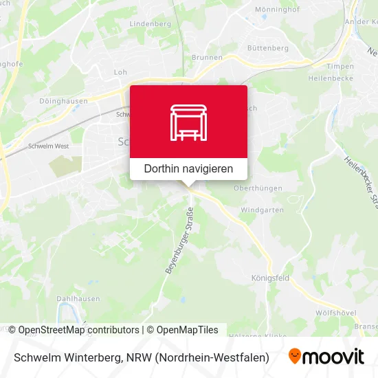 Schwelm Winterberg Karte