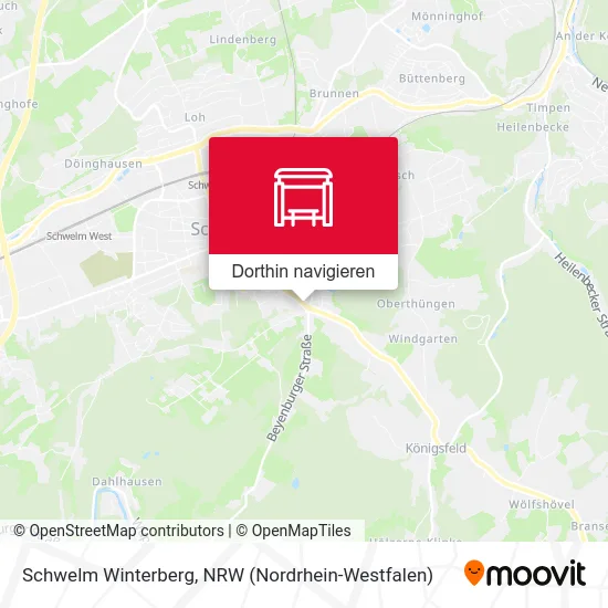 Schwelm Winterberg Karte