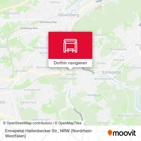 Ennepetal Heilenbecker Str. Karte