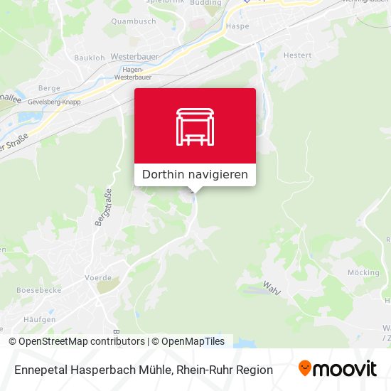 Ennepetal Hasperbach Mühle Karte