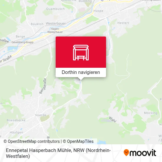 Ennepetal Hasperbach Mühle Karte