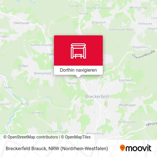 Breckerfeld Brauck Karte