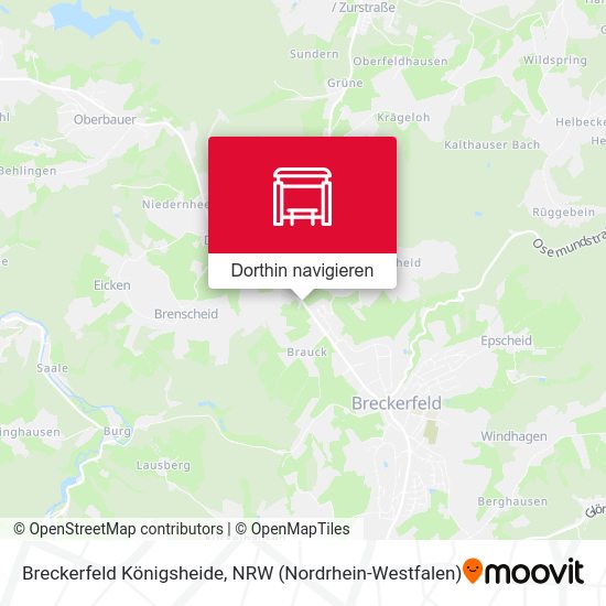 Breckerfeld Königsheide Karte
