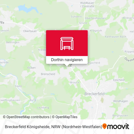 Breckerfeld Königsheide Karte