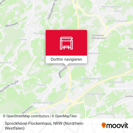 Sprockhövel Flockenhaus Karte