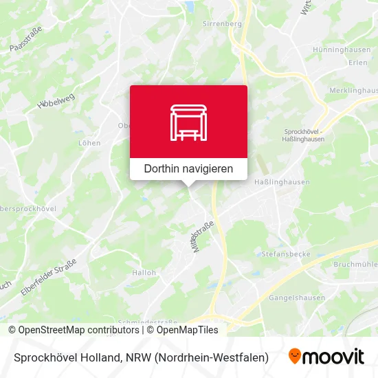 Sprockhövel Holland Karte