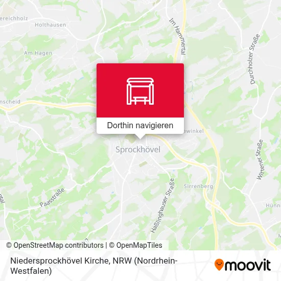 Niedersprockhövel Kirche Karte