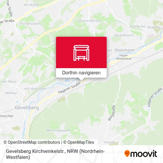 Gevelsberg Kirchwinkelstr. Karte