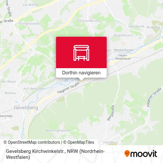 Gevelsberg Kirchwinkelstr. Karte