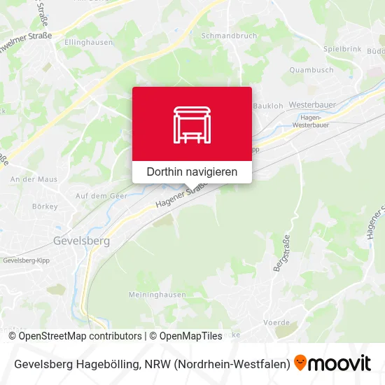 Gevelsberg Hagebölling Karte