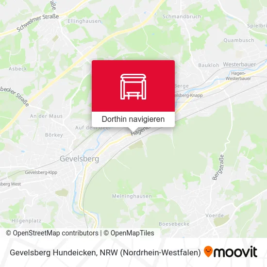 Gevelsberg Hundeicken Karte