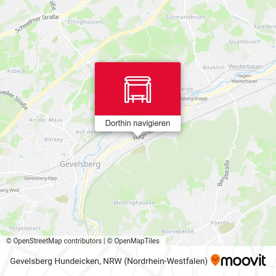 Gevelsberg Hundeicken Karte