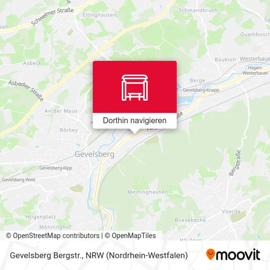 Gevelsberg Bergstr. Karte