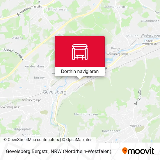 Gevelsberg Bergstr. Karte