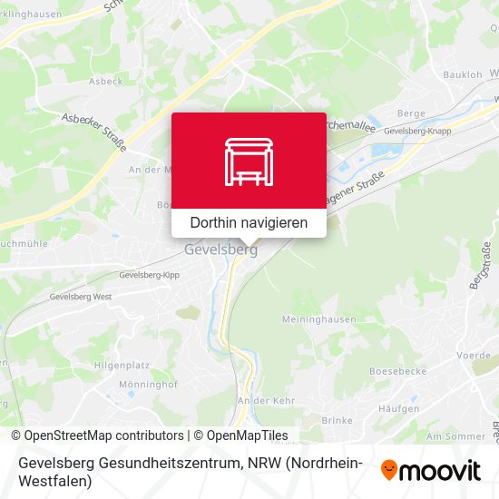Gevelsberg Gesundheitszentrum Karte