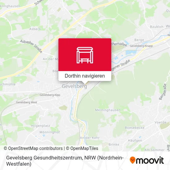 Gevelsberg Gesundheitszentrum Karte