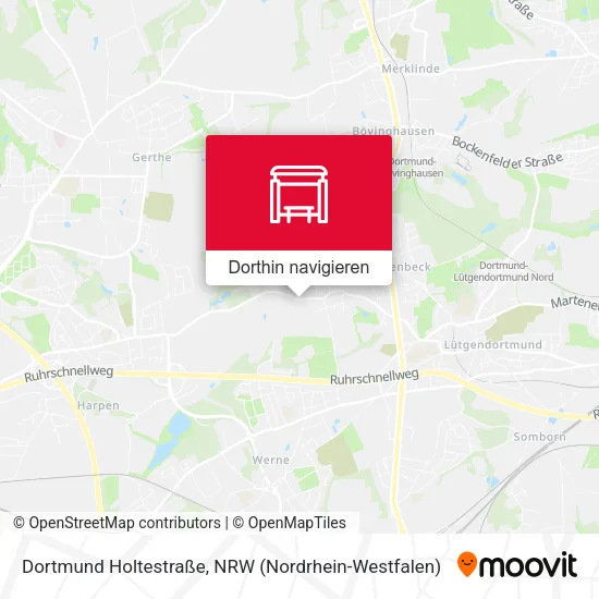 Dortmund Holtestraße Karte