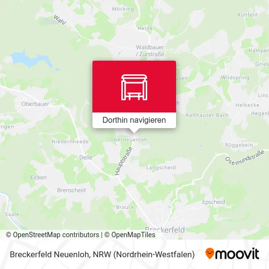 Breckerfeld Neuenloh Karte