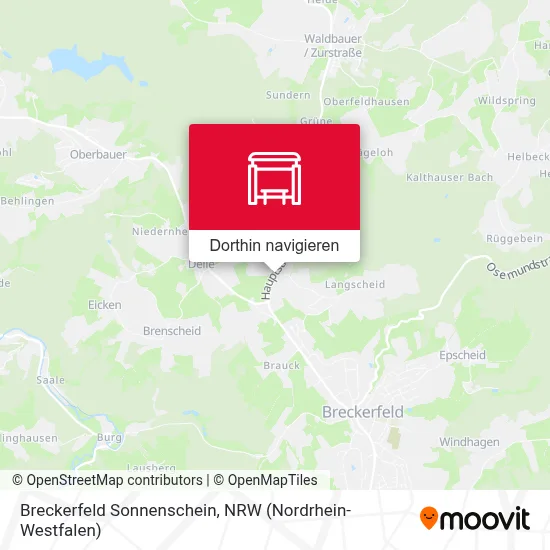 Breckerfeld Sonnenschein Karte