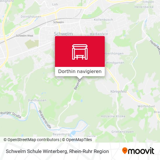 Schwelm Schule Winterberg Karte