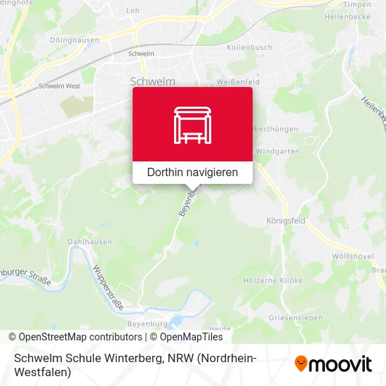 Schwelm Schule Winterberg Karte