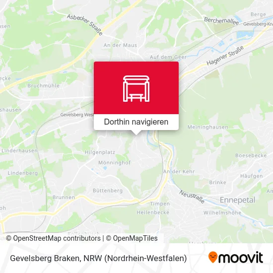 Gevelsberg Braken Karte