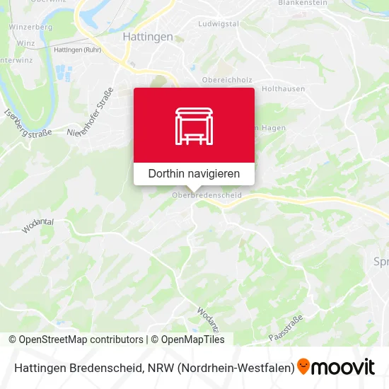 Hattingen Bredenscheid Karte