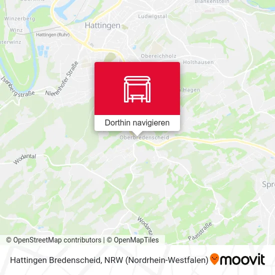 Hattingen Bredenscheid Karte