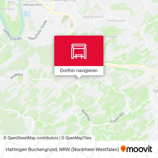 Hattingen Buchengrund Karte
