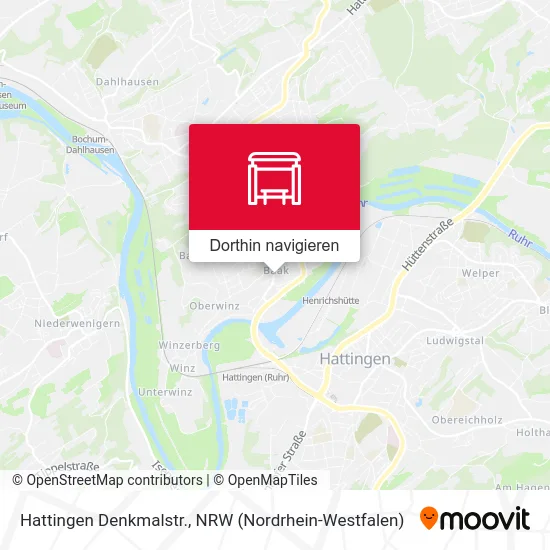 Hattingen Denkmalstr. Karte