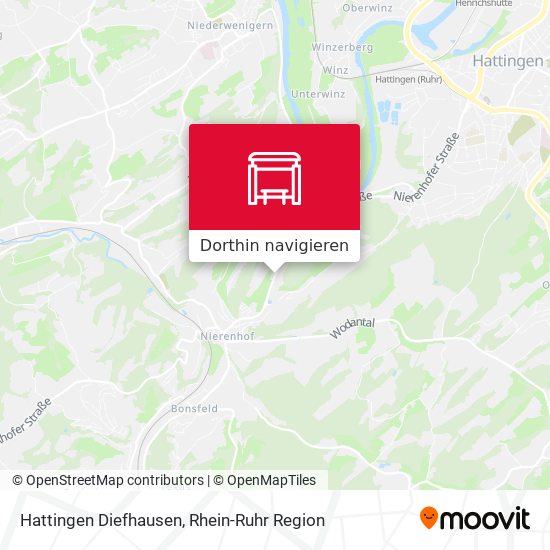 Hattingen Diefhausen Karte