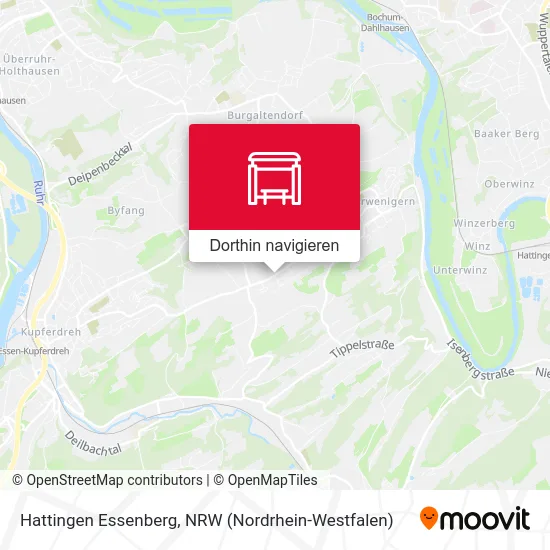 Hattingen Essenberg Karte