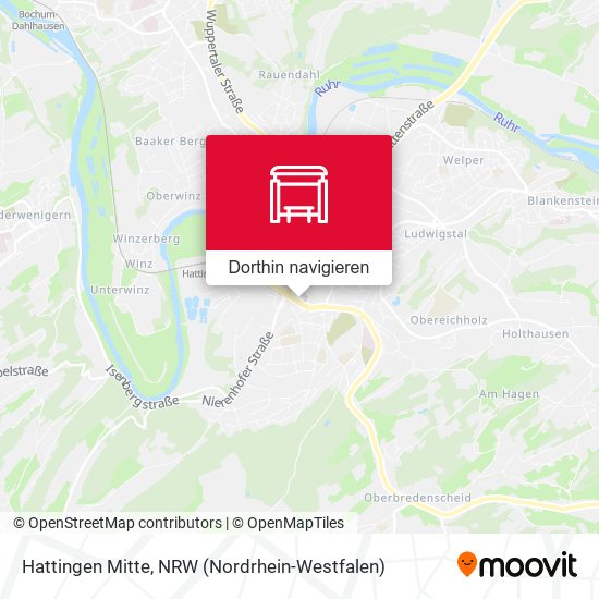 Hattingen Mitte Karte