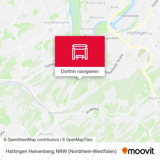 Hattingen Heinenberg Karte