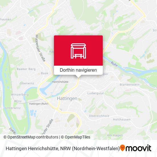 Hattingen Henrichshütte Karte