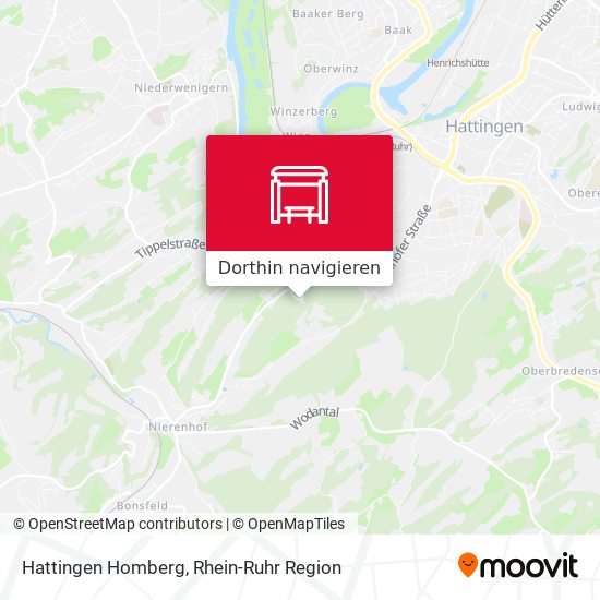 Hattingen Homberg Karte