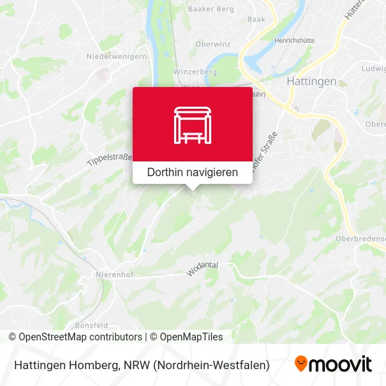 Hattingen Homberg Karte