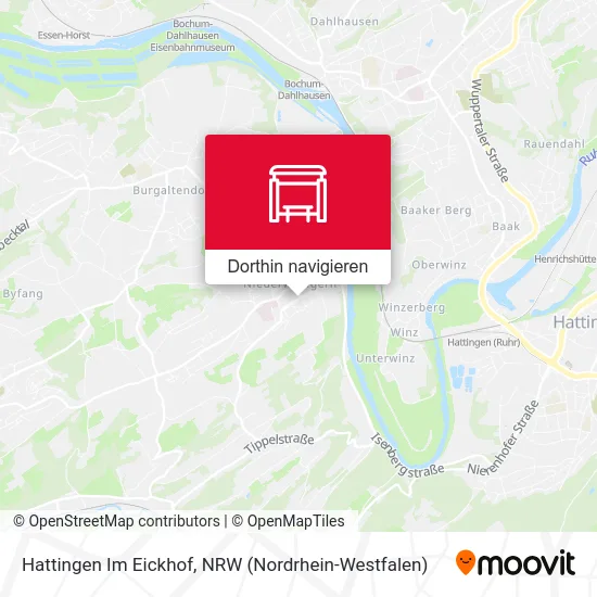 Hattingen Im Eickhof Karte