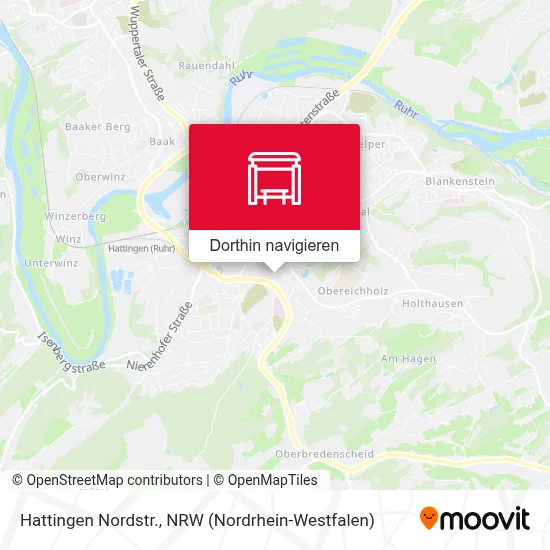 Hattingen Nordstr. Karte