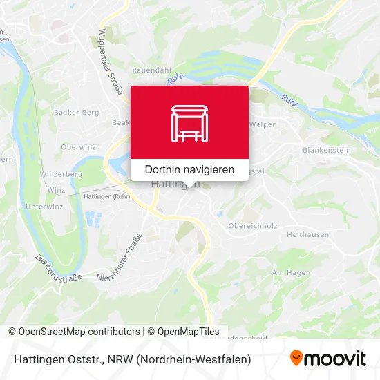 Hattingen Oststr. Karte