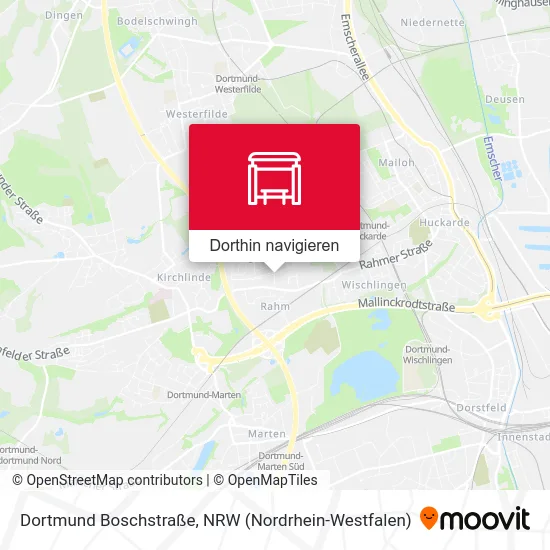 Dortmund Boschstraße Karte