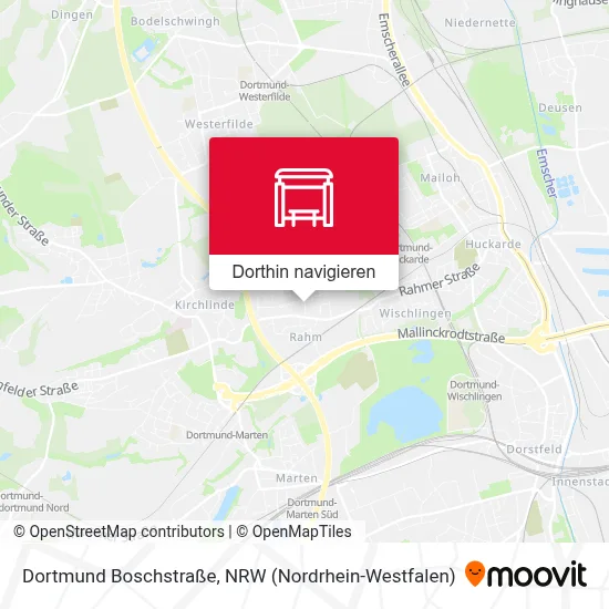 Dortmund Boschstraße Karte
