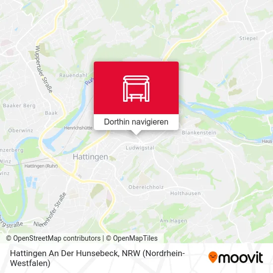 Hattingen An Der Hunsebeck Karte
